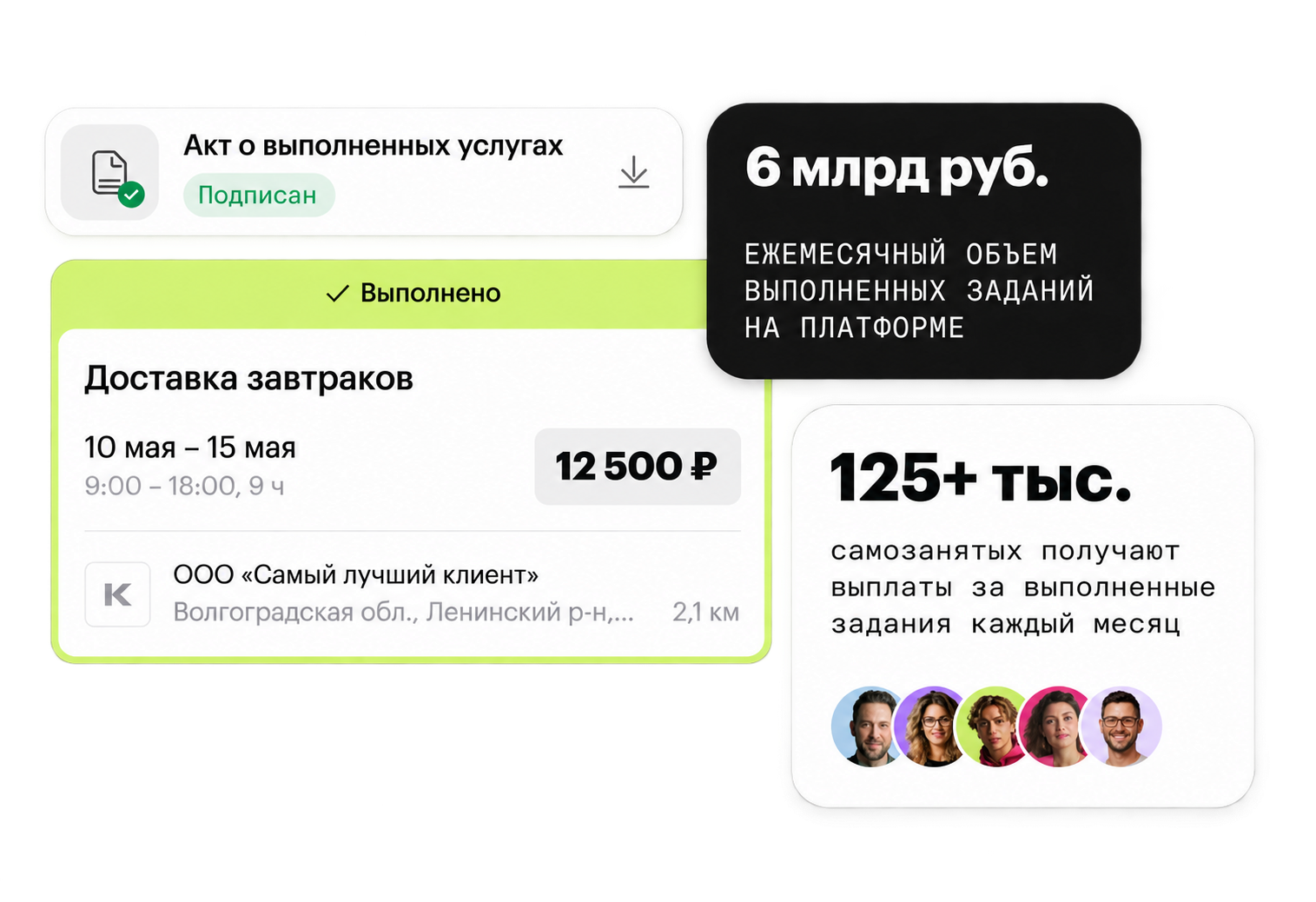 Пример массовой выплаты